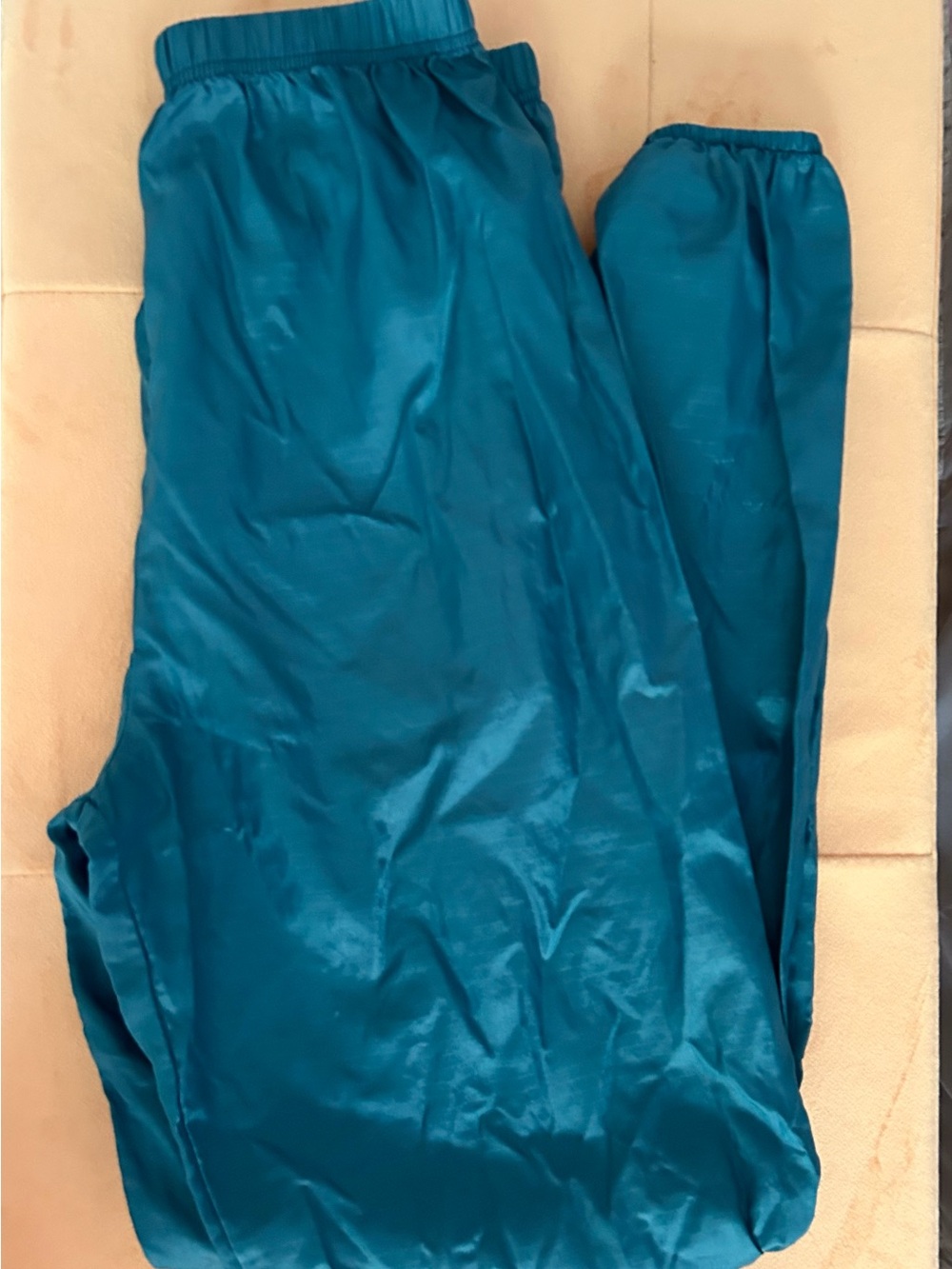 Girls Body Wrappers s Teal Garbage Pants